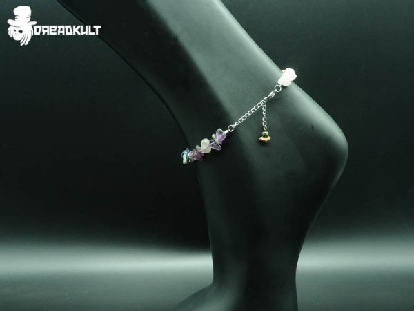 Chakrasteine, Fusskettchen, Schmuck, Boheme, Festival, Schmuck für Frauen, Schmuck für Mädchen, Fußkette Damen, Fußkette, Fußband, Schmuck für Füße, Schmuck für den Sommer, Sommerschmuck, Festivalschmuck, Hippiegirl, Hippieschmuck, Festivalschmuck, Goasch
